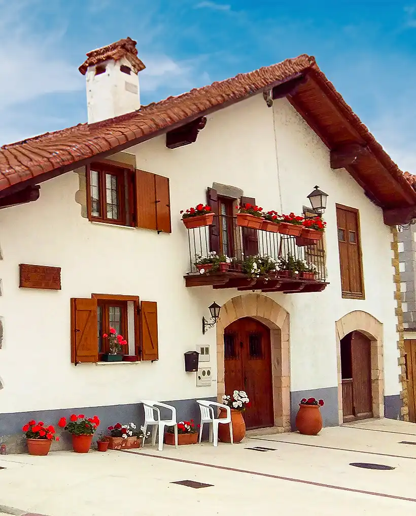 fachada Vivienda turística casa zapatainea