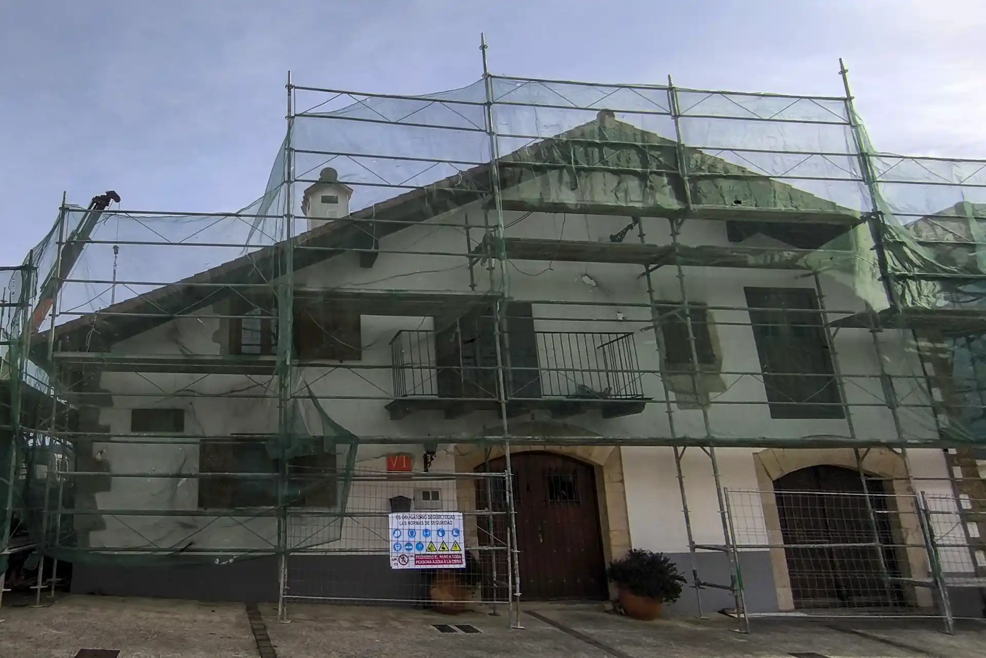 reconstrucción Casa Zapatainea